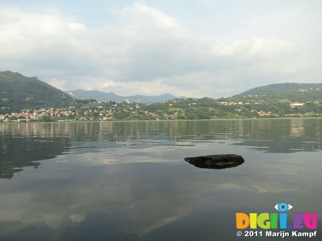 SX18868 View over Lago di Annone towards Sala al Barro